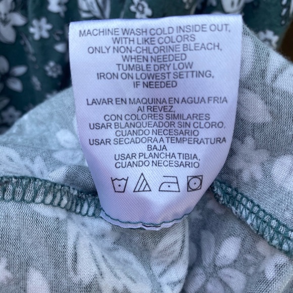 Copper Key Girls Green Floral Dress 🐢🐊 Size: L - Picture 10 of 11